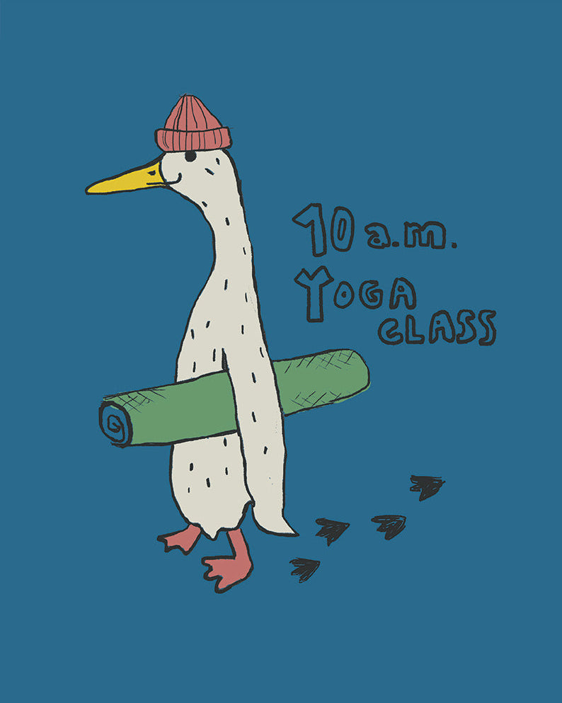 POSTER YOGA GOOSE