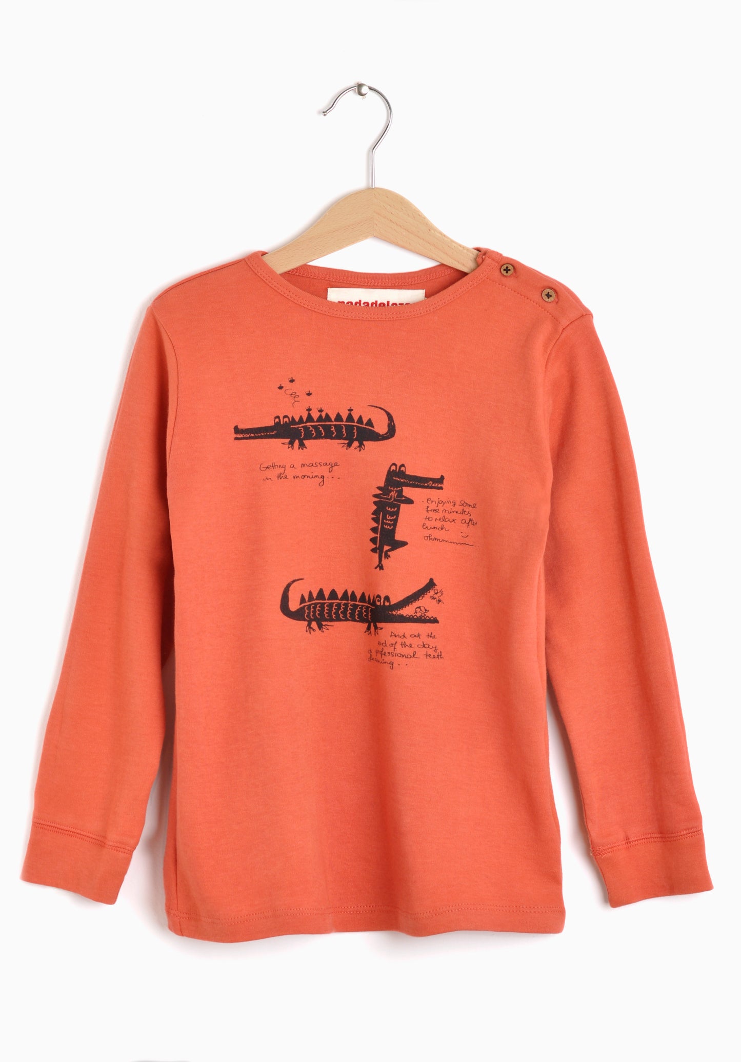 CAMISETA DE BEBÉ CROCODILE DAY ROUTINE