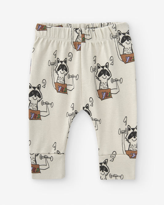 BABY PANT RACCOONS WORKOUT;)