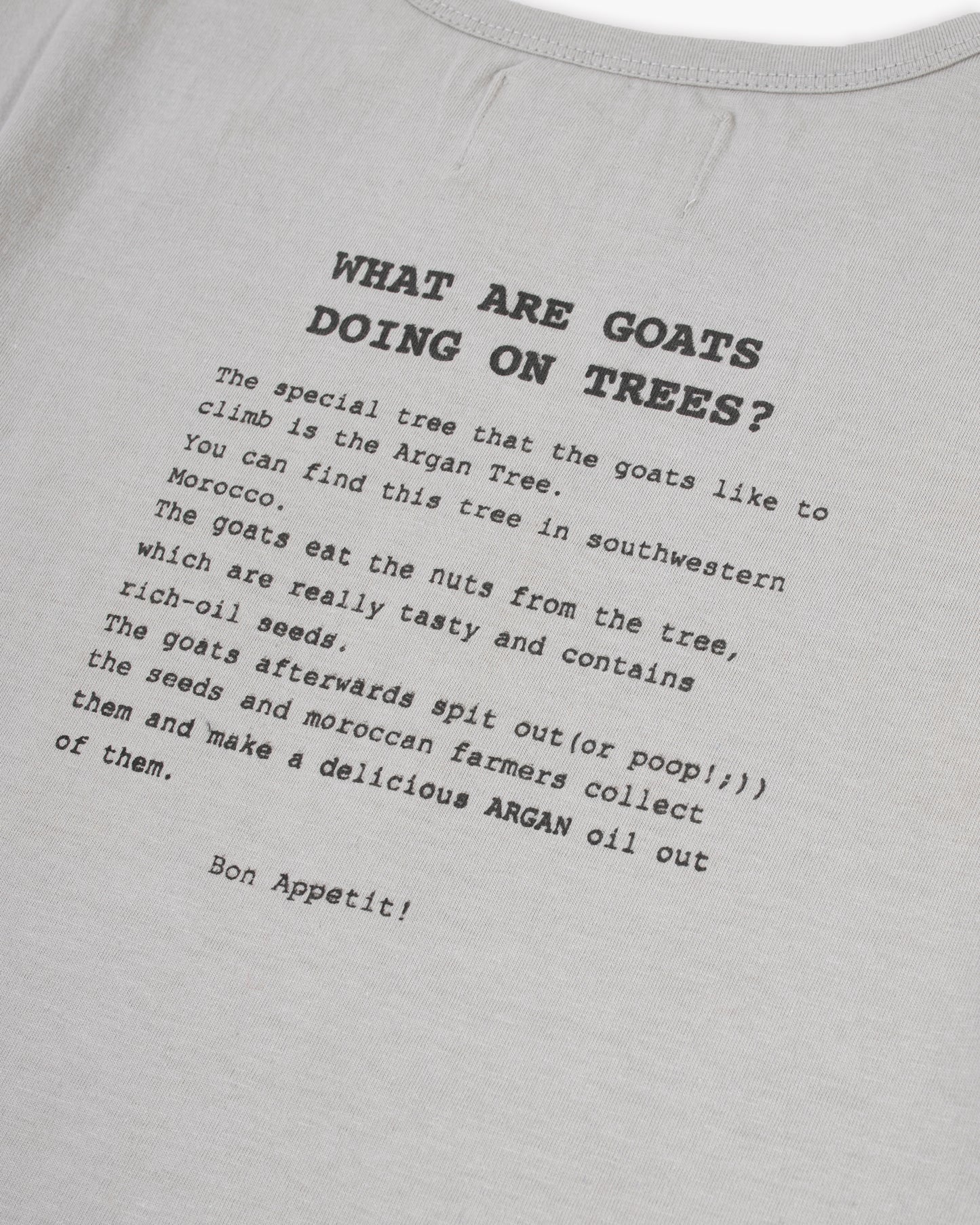T-SHIRT GOAT ON TREES