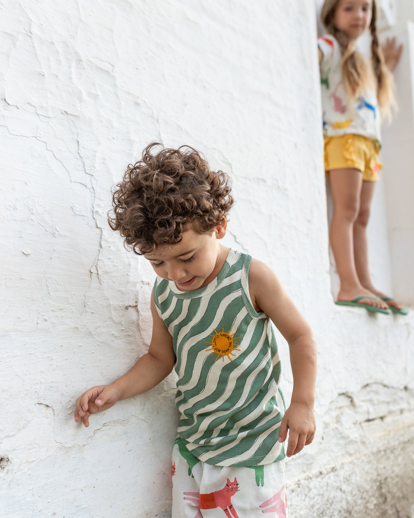 SLEEVELESS SHIRT SUN OVER THE DESERT