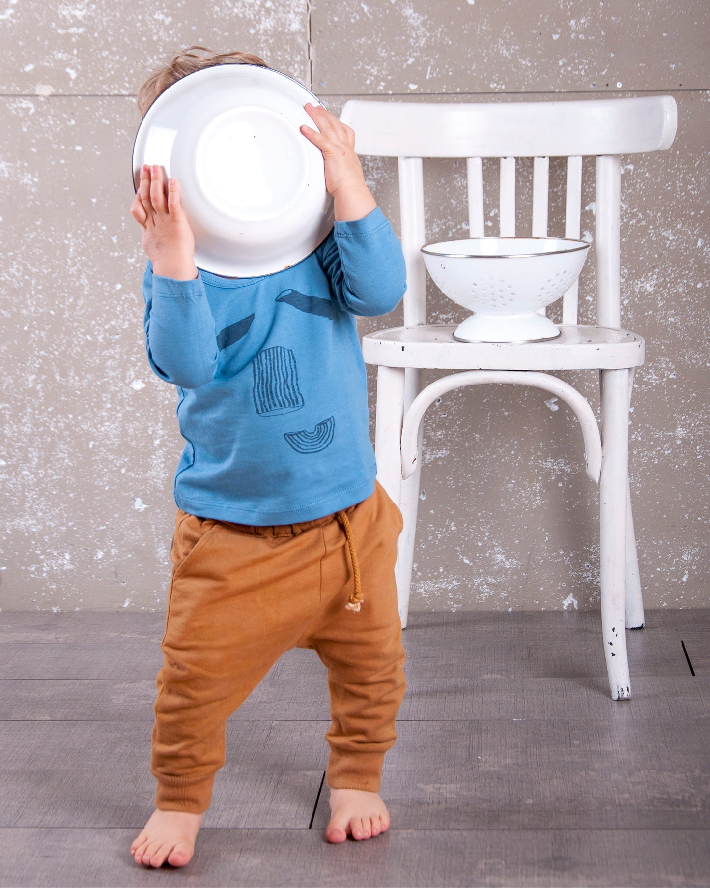 CAMISETA BEBÉ PASTA FACE